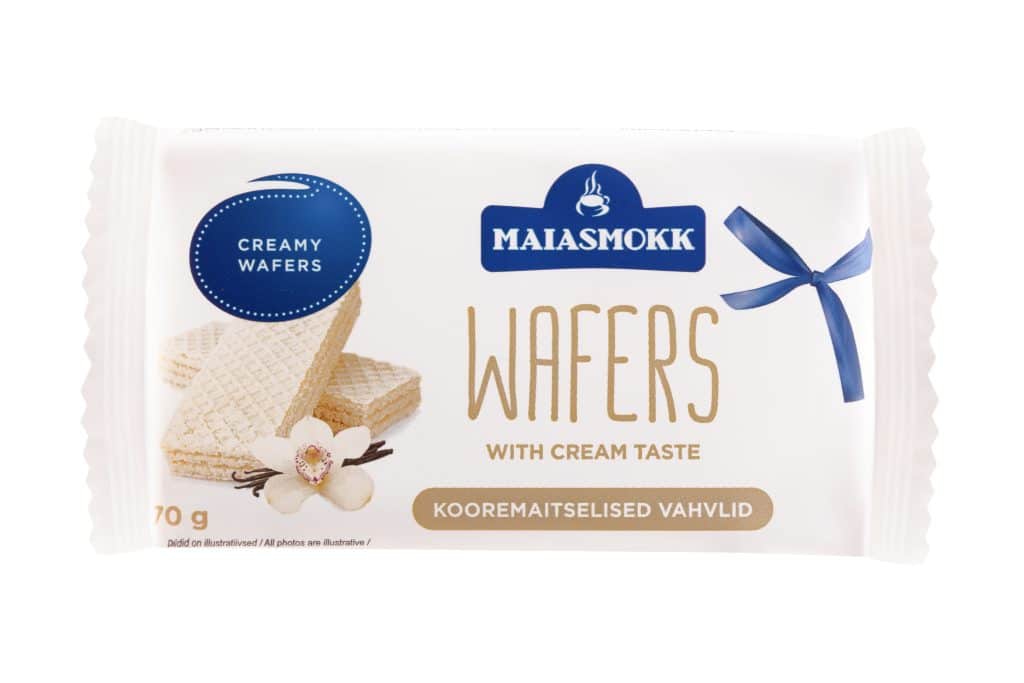 Vahvel kreemi täidisega